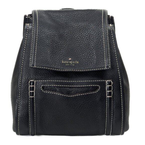 KATE SPADE New York Claremont Drive Black leather Backpack - Picture 15 of 16